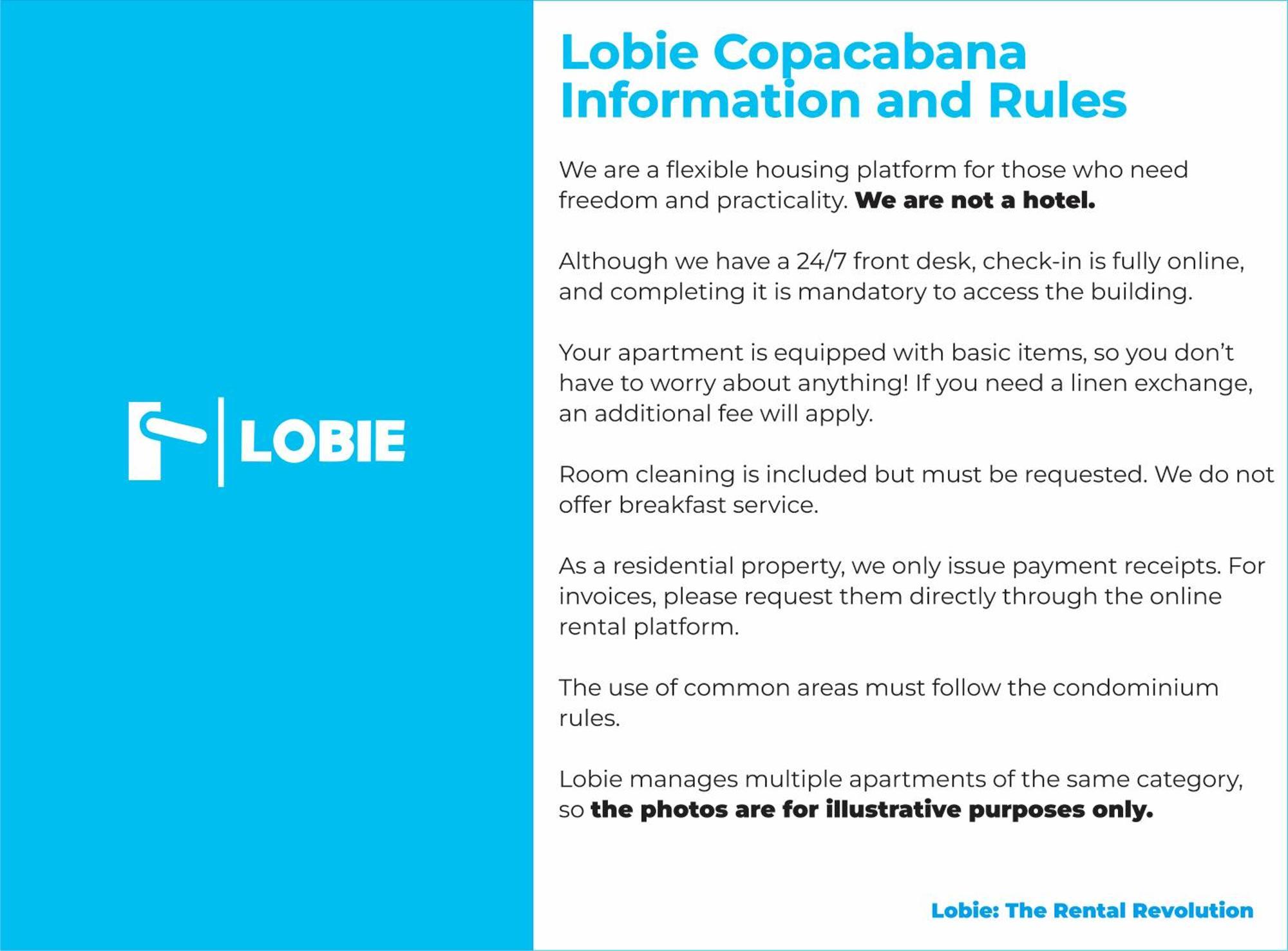 Appartement Lobie Copacabana à Rio de Janeiro Extérieur photo